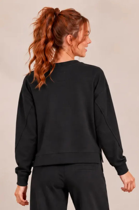 Silky Soft Drop Shoulder Pullover