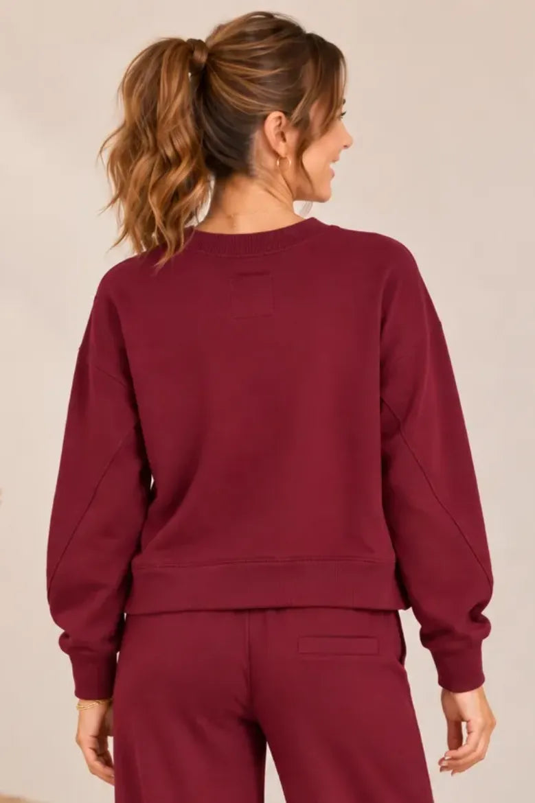 Silky Soft Drop Shoulder Pullover