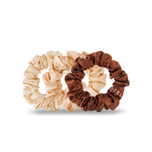 Silk Hair Scrunchie | Small | For the Love of Nude