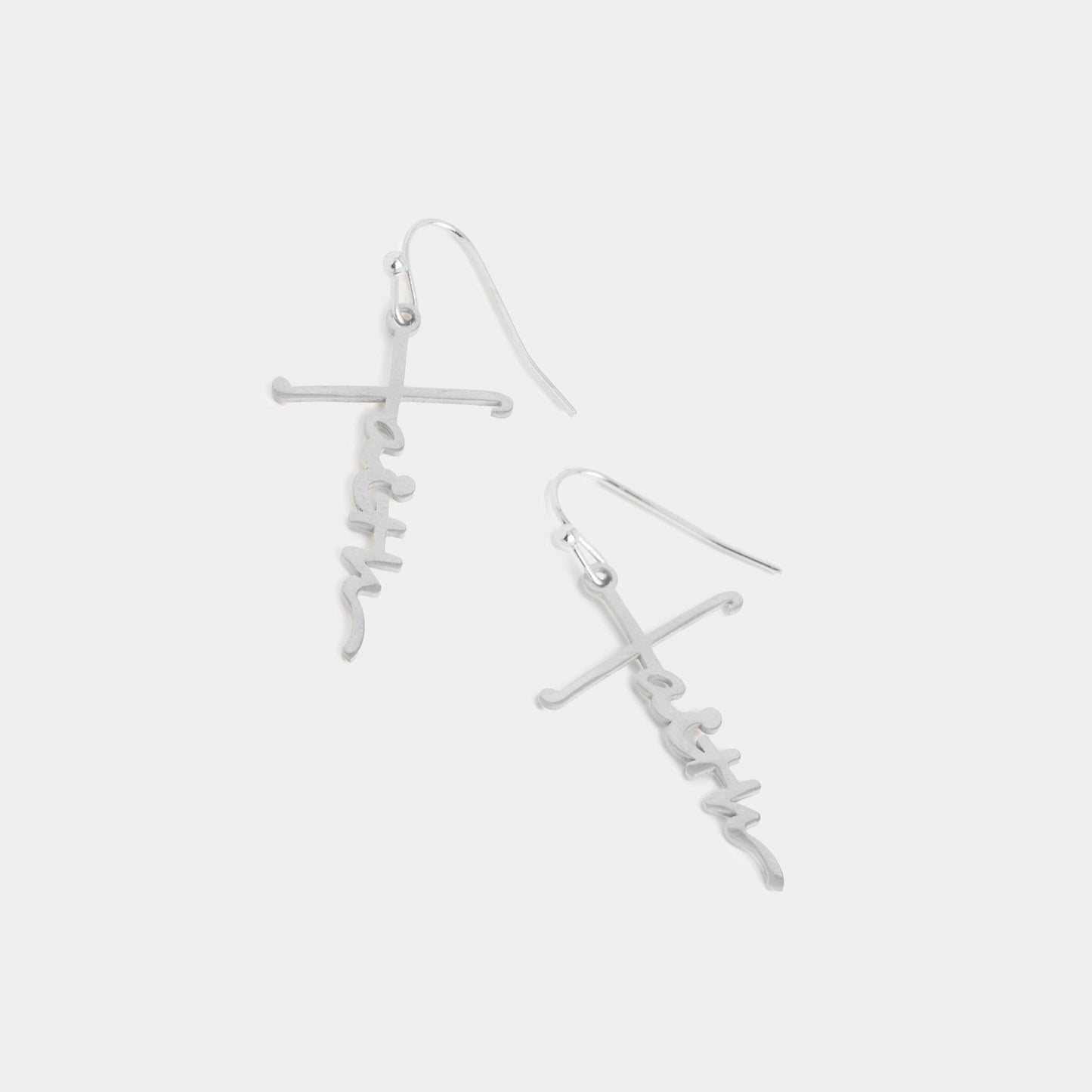 Faithful Cross Dangle - Silver