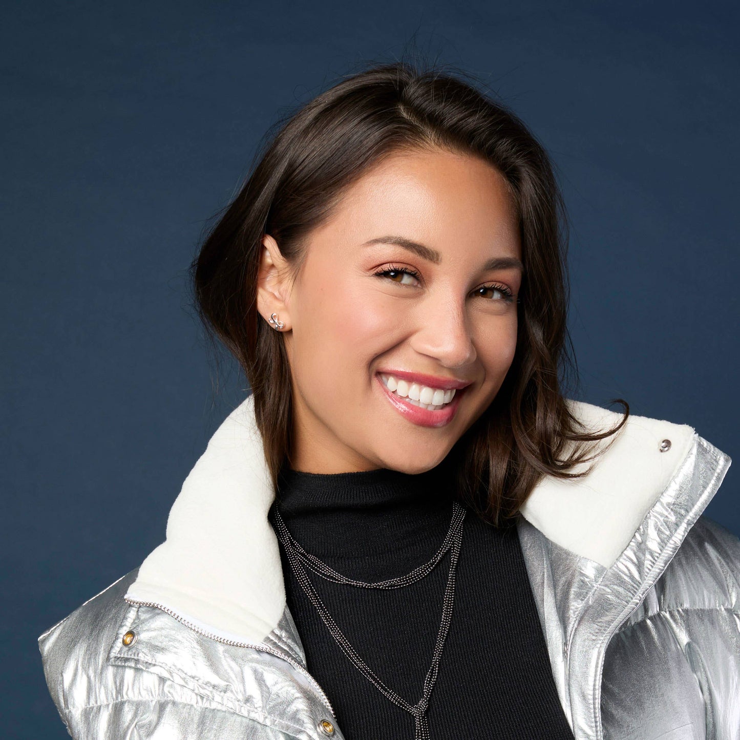 Bow Stud - Silver