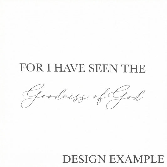 Wooden Frames - Goodness of God | Housewarming Gift