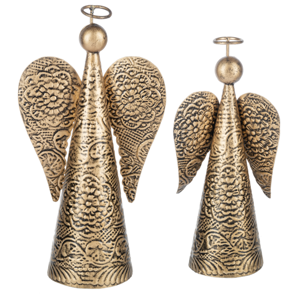 Embossed Gold Angel (2 pc. set)
