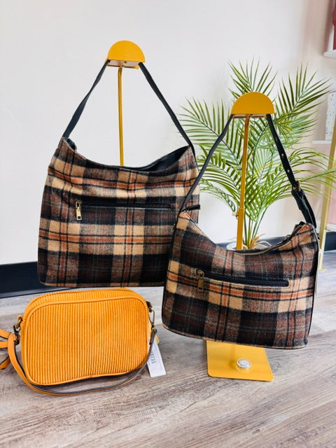 Simply Noell Corduroy Crossbody Bag