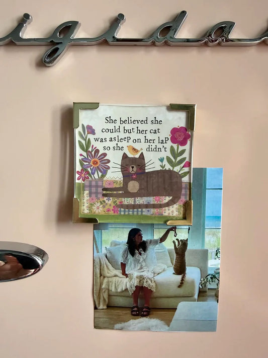 NL Corner Magnet Keepsake - Cat