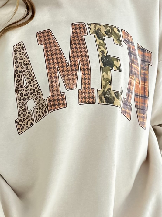AMEN Patchwork Sweatshirt