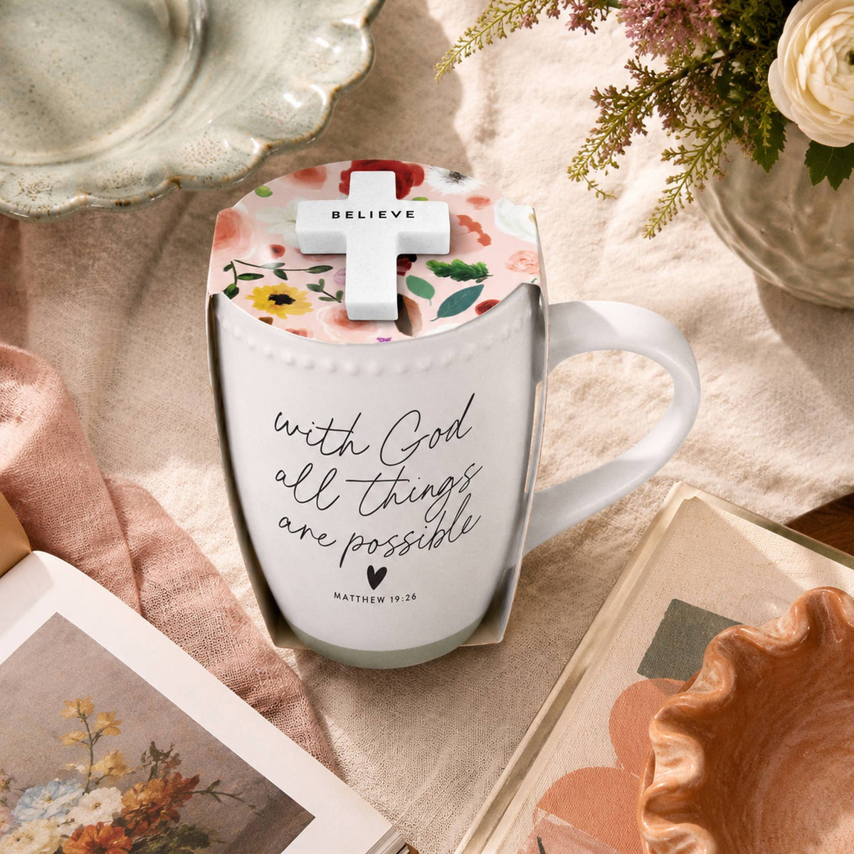 LCP Mug Wrapped In Love With God 18oz