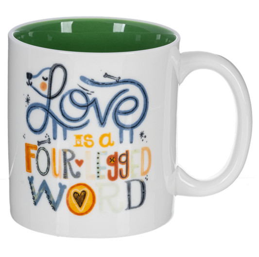 Dog & Cat w/Message Mugs