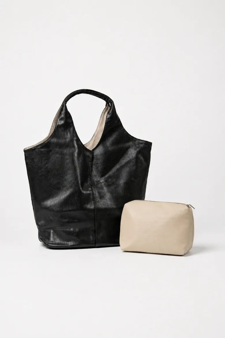 The Tori Reversible Hobo Bag w/ Pouch