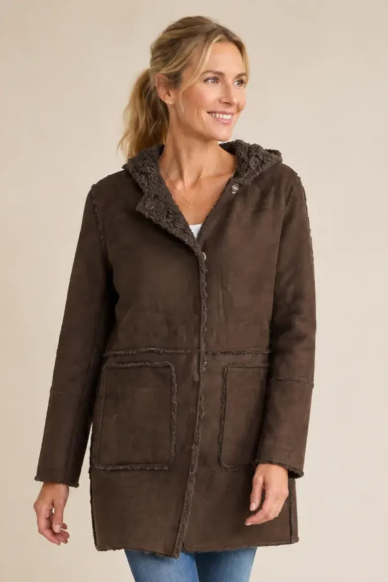 Reversible Shearling Coat