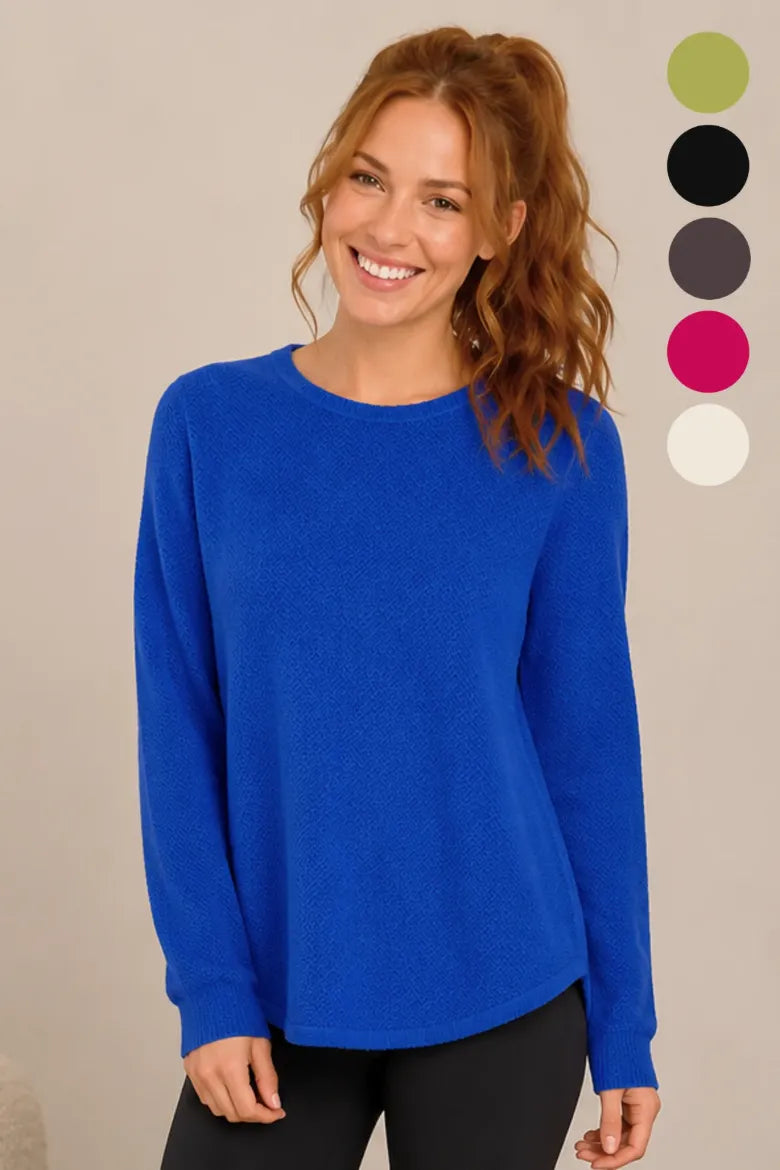 Seedstitch Crew Neck Sweater
