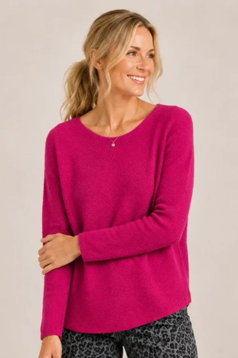 Seedstitch Crew Neck Sweater