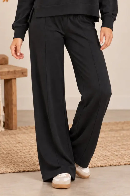 Silky Soft Seam Front Straight Leg Pant