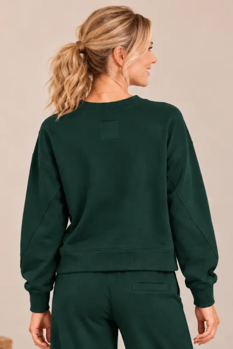 Silky Soft Drop Shoulder Pullover