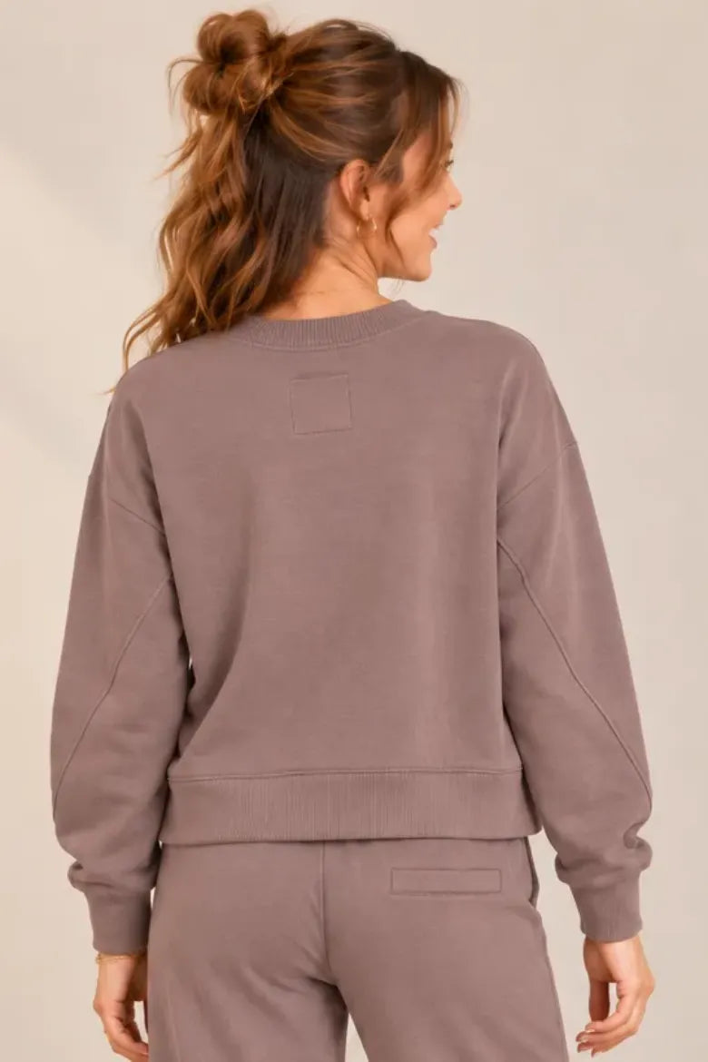 Silky Soft Drop Shoulder Pullover