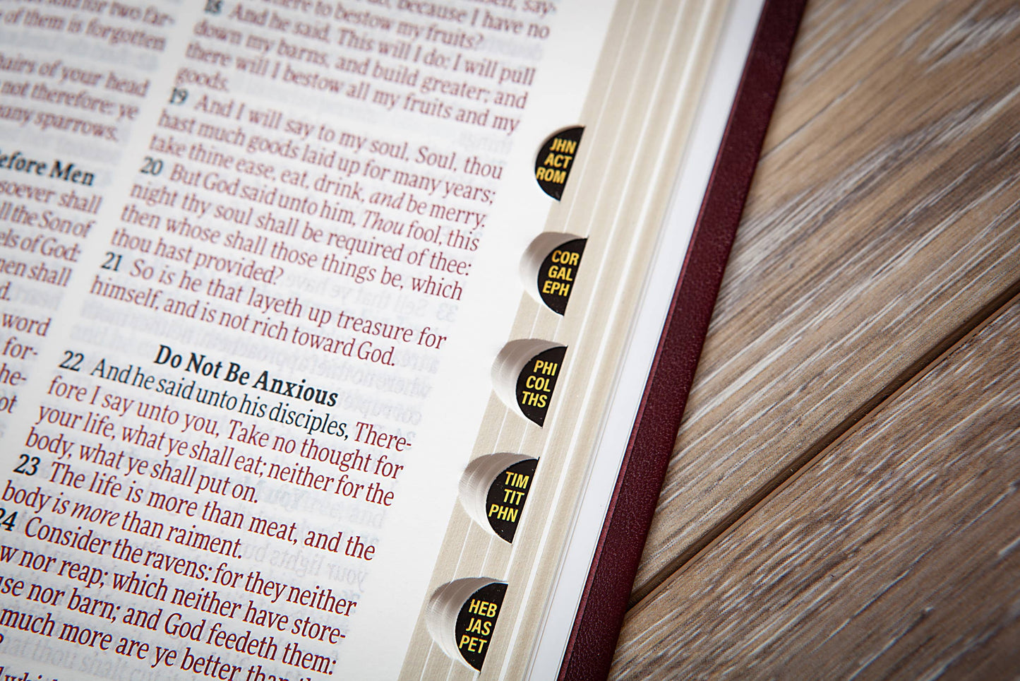 KJV Bible Giant Print Compact (Garnet)