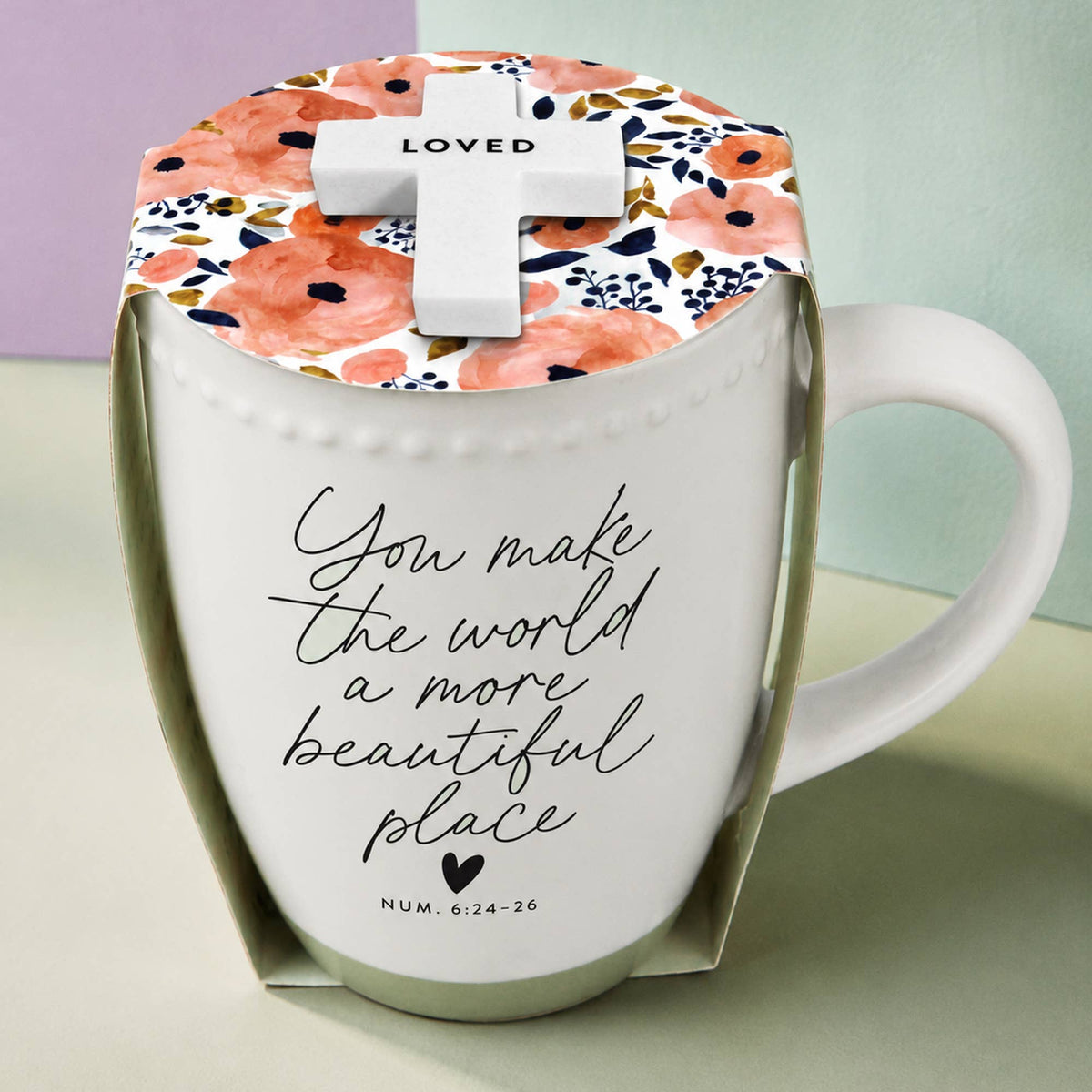 LCP Mug Wrapped In Love World Loved 18oz