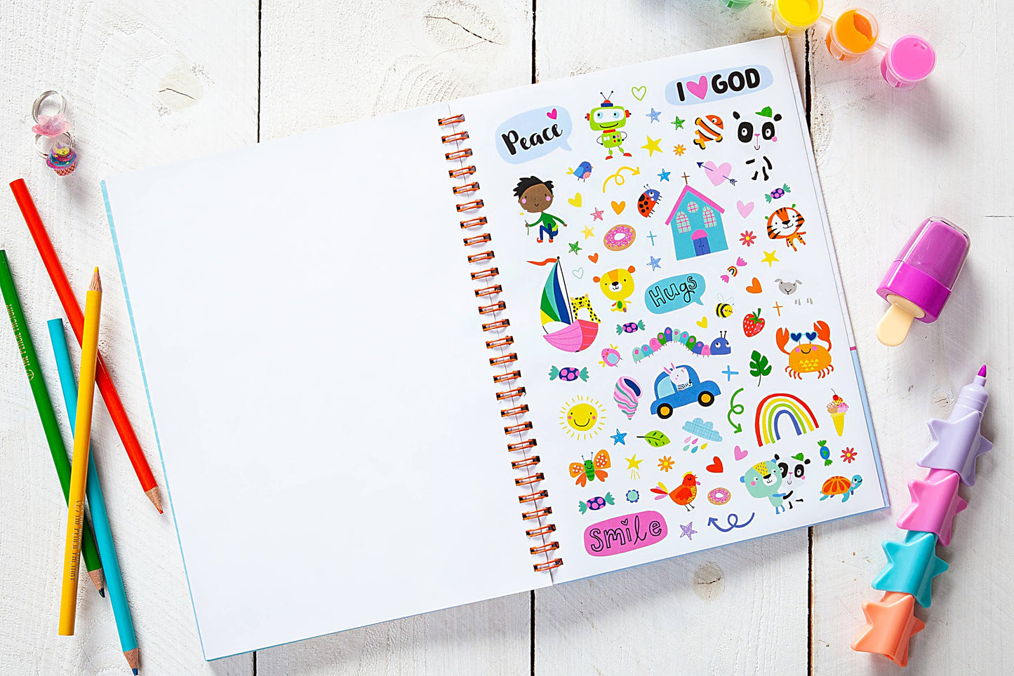 God Made Me (Kid's Journal, Back to School Gifts)
