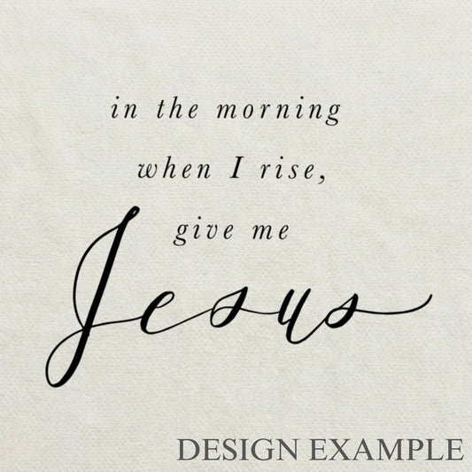 Throw Blankets - In the Morning When I Rise Give Me Jesus |