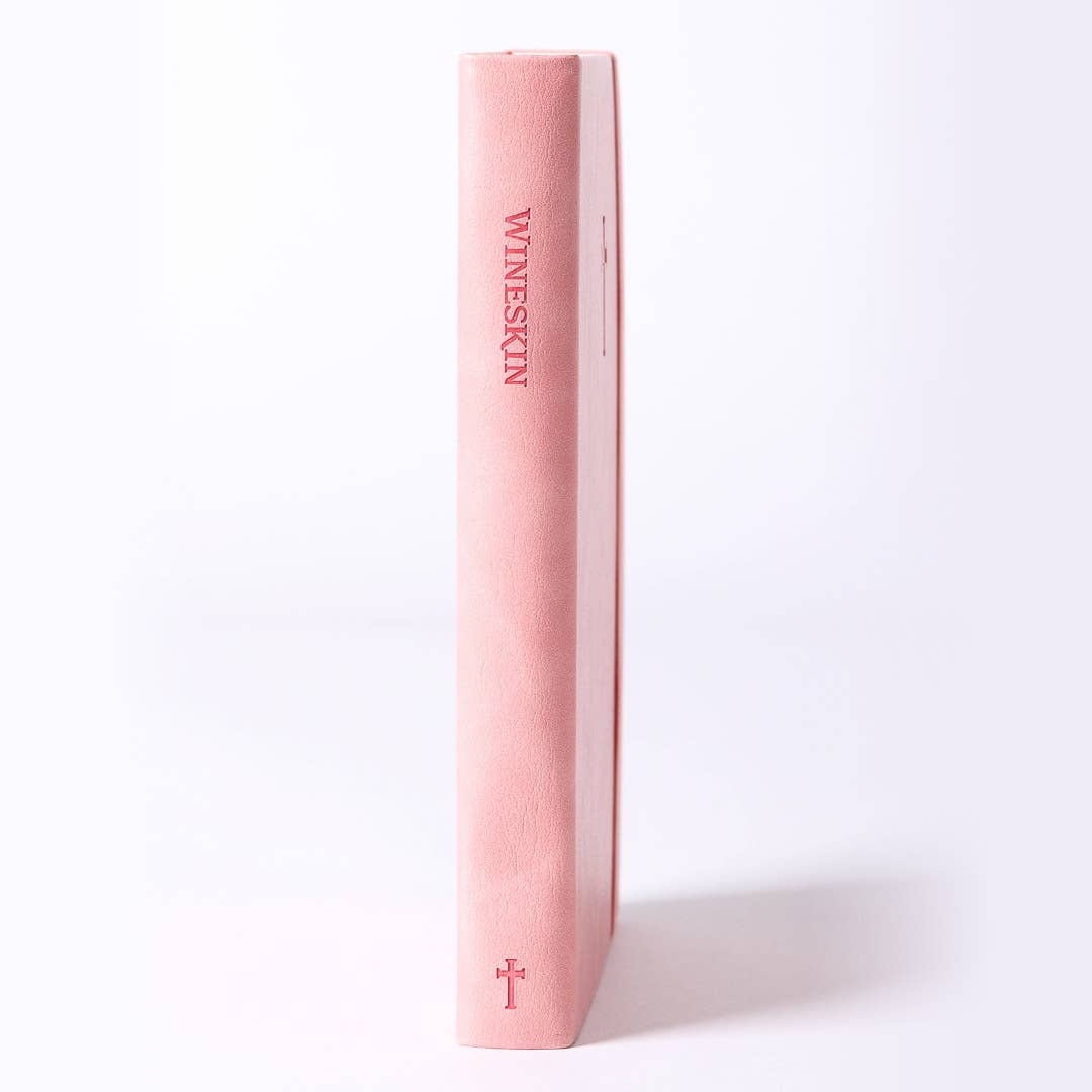 Journal Wineskin Hard Cover 420Pg - Rose