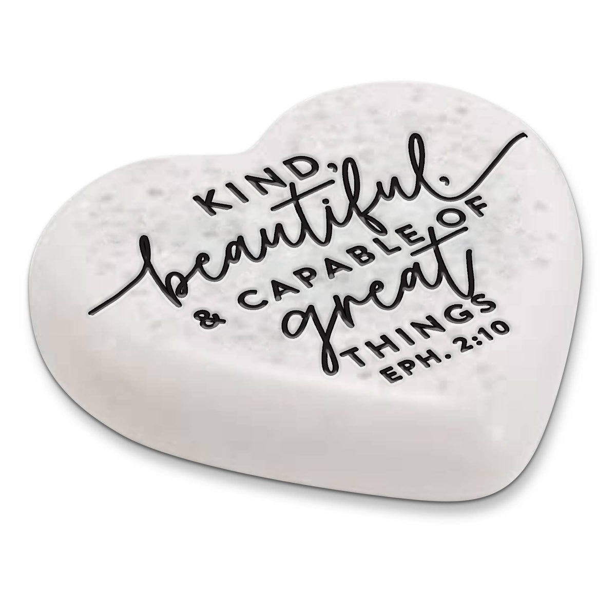LCP Scripture Stone Hope Heart Great Things - Heart Stone