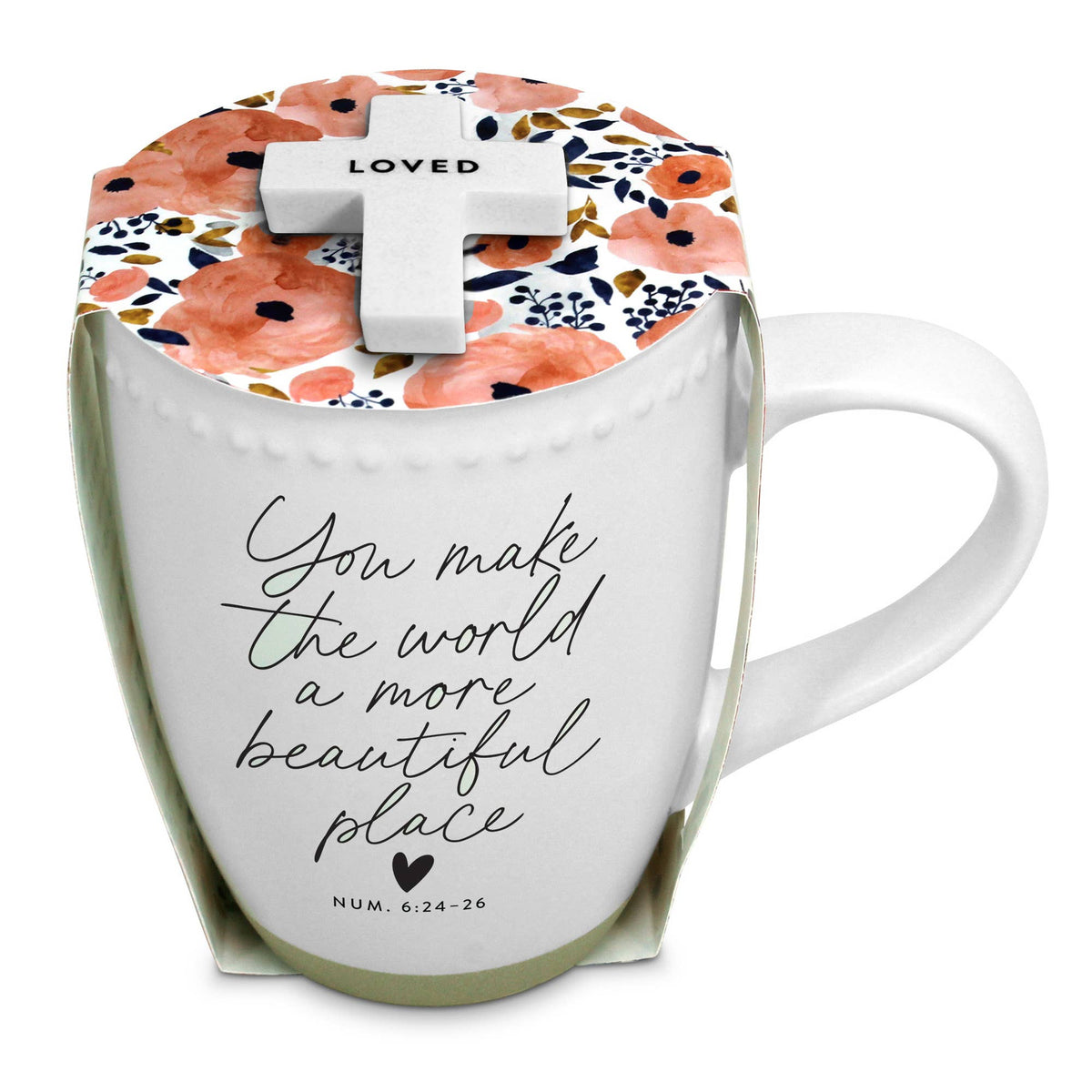 LCP Mug Wrapped In Love World Loved 18oz