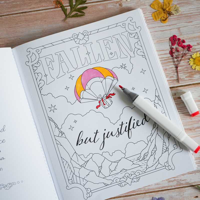 Be Still & Color Amazing Words of Grace by Sara  Robins