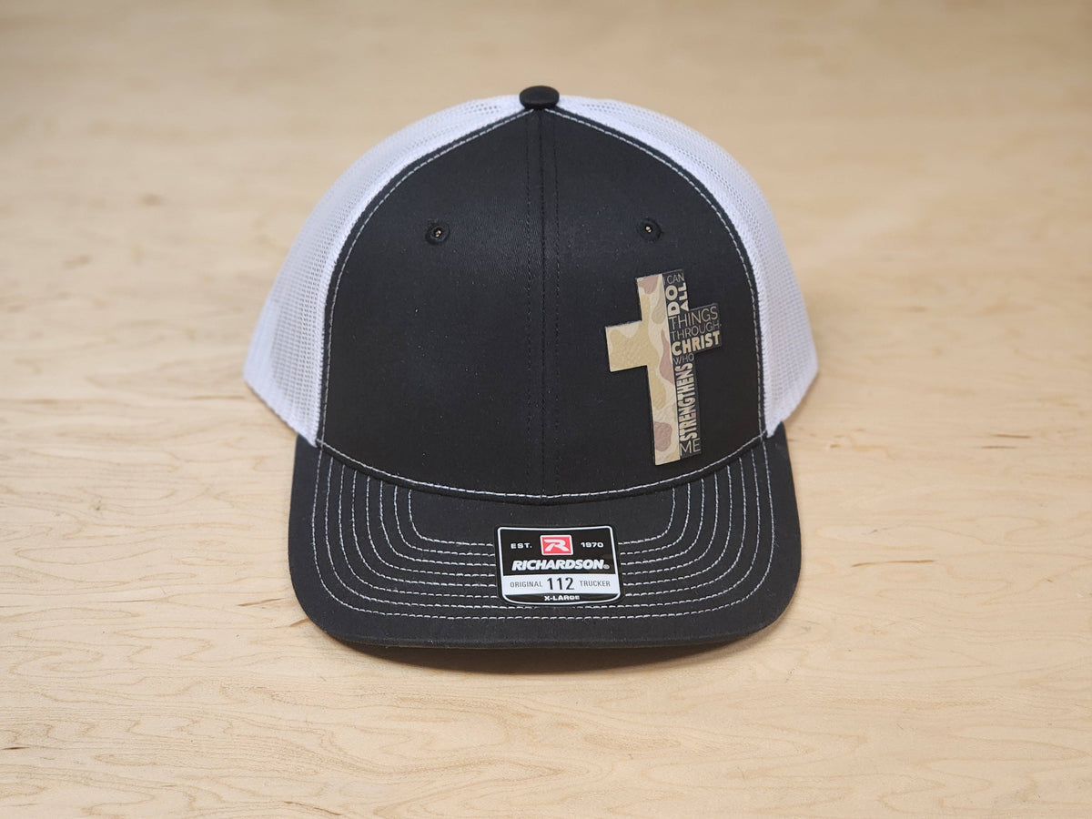 Faith Cross Patch Camo Hat – Christian Mesh Trucker