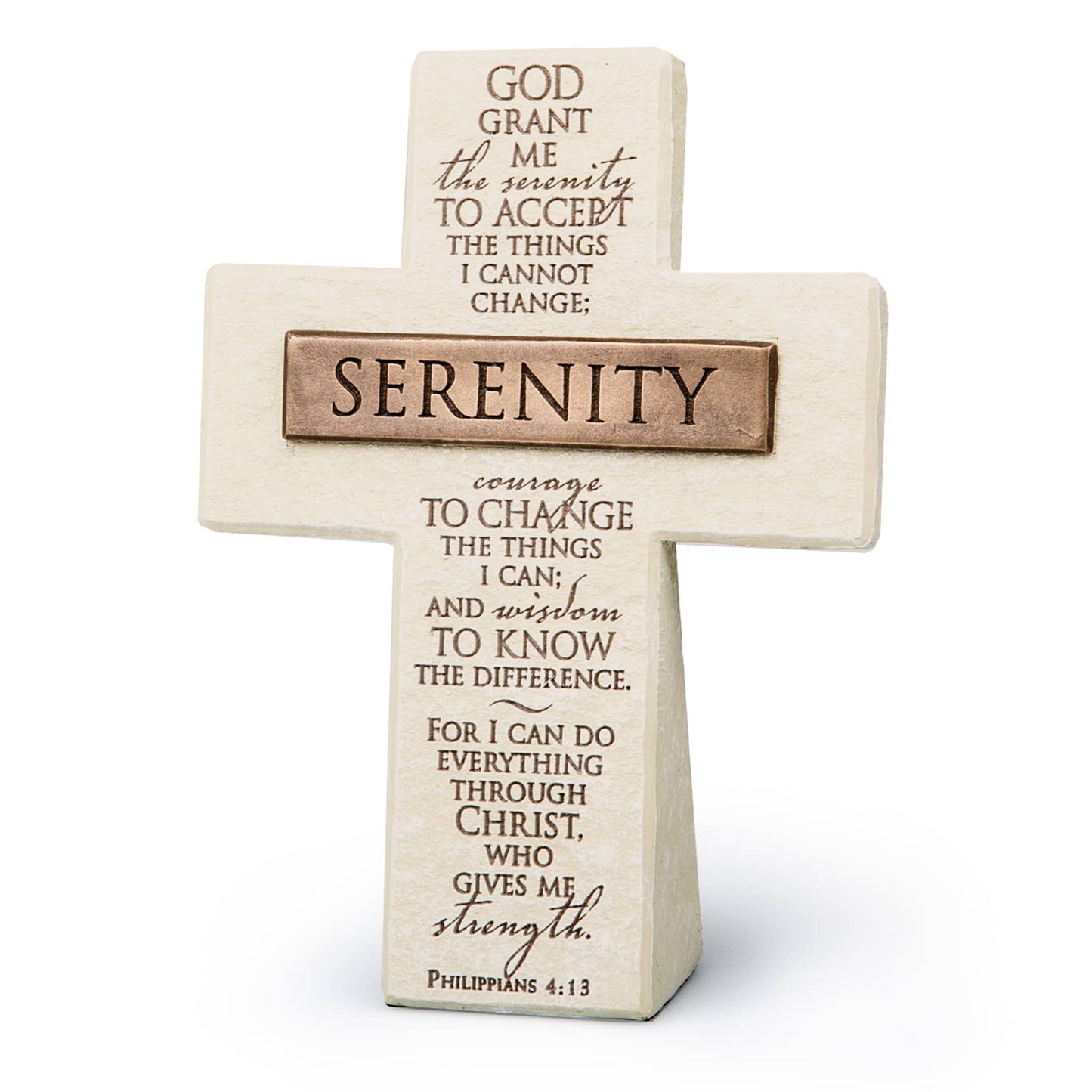 LCP Serenity Bronze-Finish Title Bar Cross