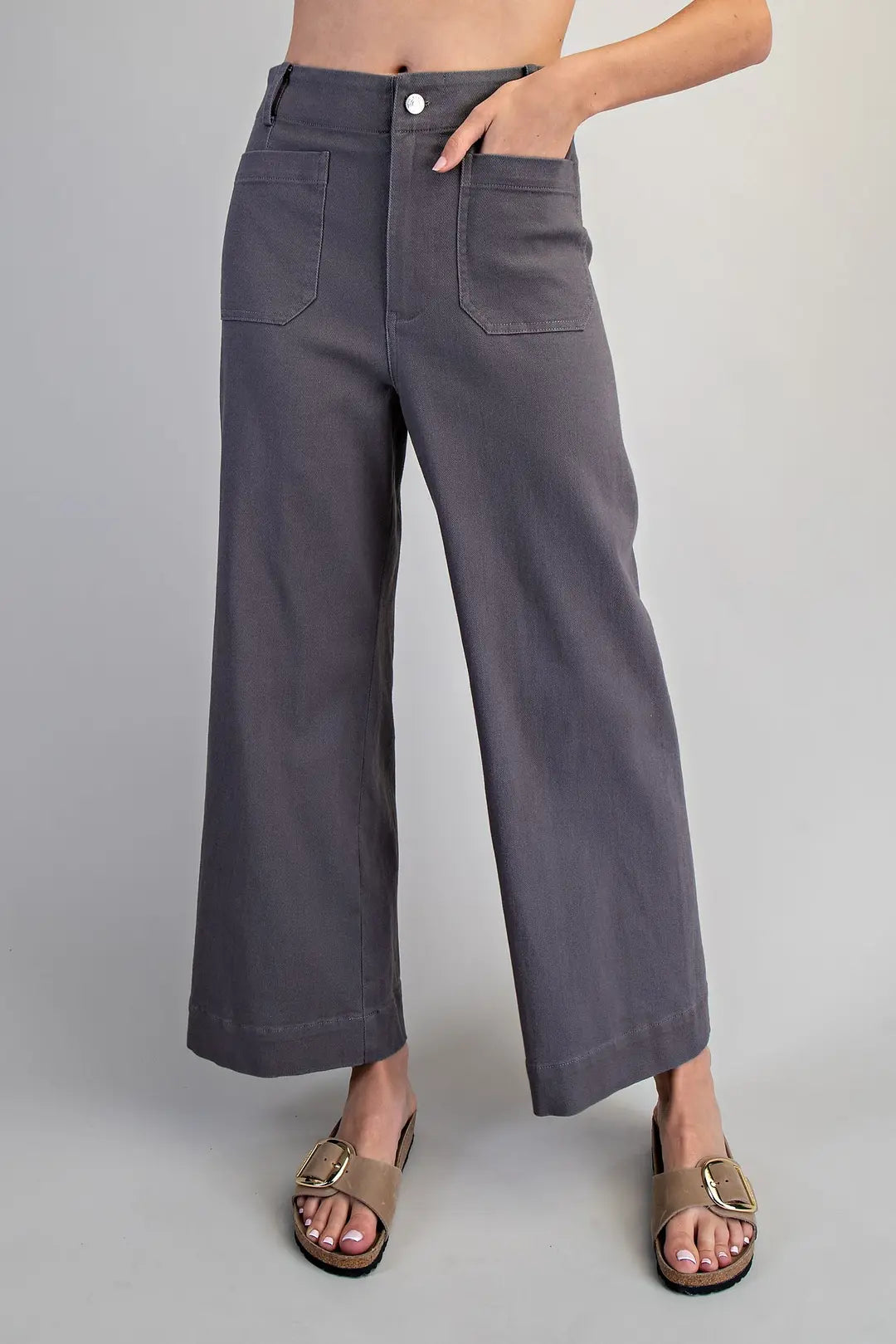 FALL EE:SOME Soft Washed Wide Leg Pants ✨