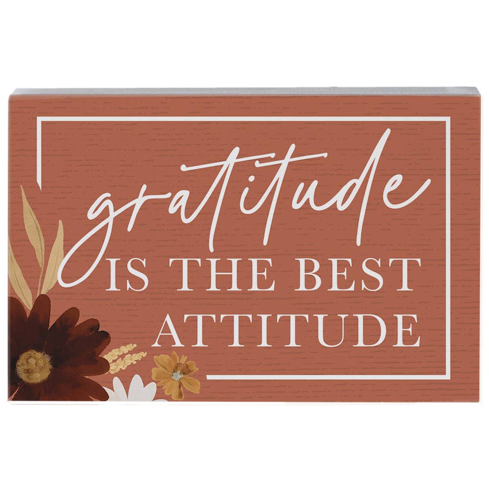 Gratitude Attitude Fall - Small Talk Rectangle