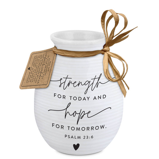 LCP Vase Textured Hold Hope Strength & Hope