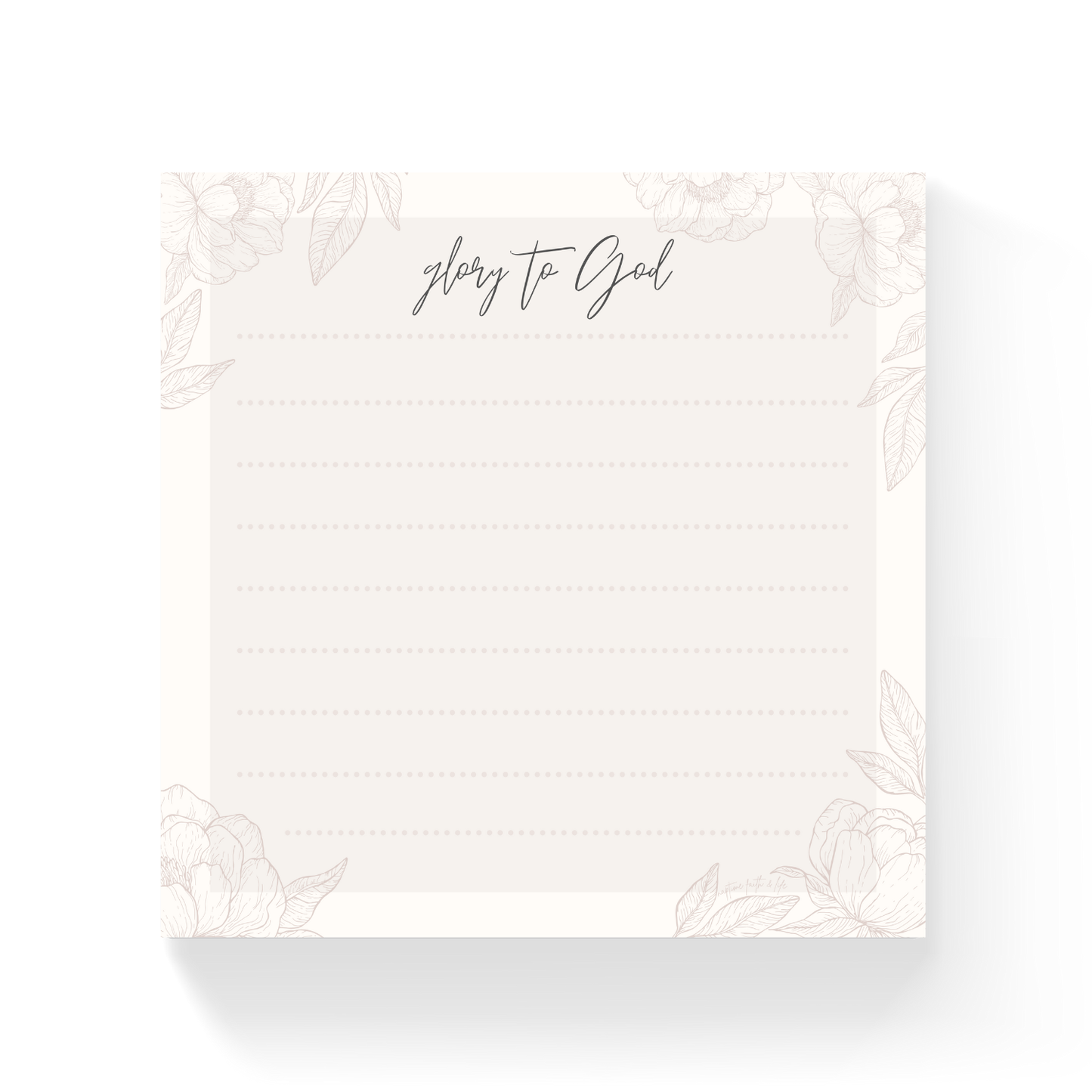 Glory To God Bible Study Sicky Notes - Bible Post-It™ Notes