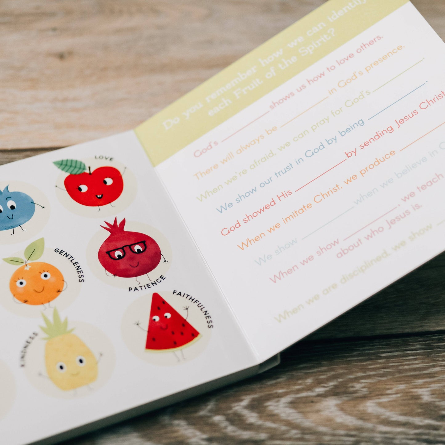 The Fruit of the Spirit Board Book - For Kids