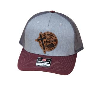 Forgiven Leatherette Patch Hat – Faith Mesh Trucker Cap