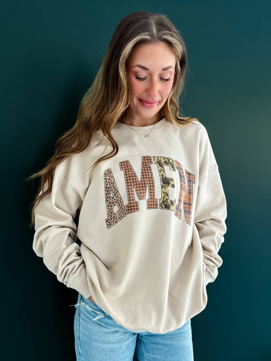 AMEN Patchwork Sweatshirt