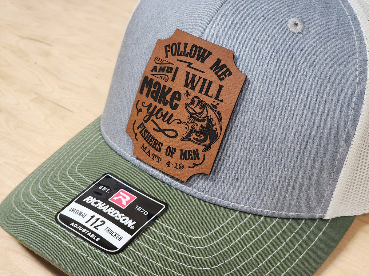 Faith Patch Trucker Hat – Gray Green Mesh Boutique Cap