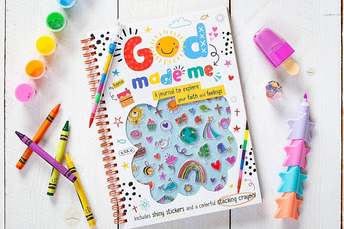 God Made Me (Kid's Journal, Back to School Gifts)