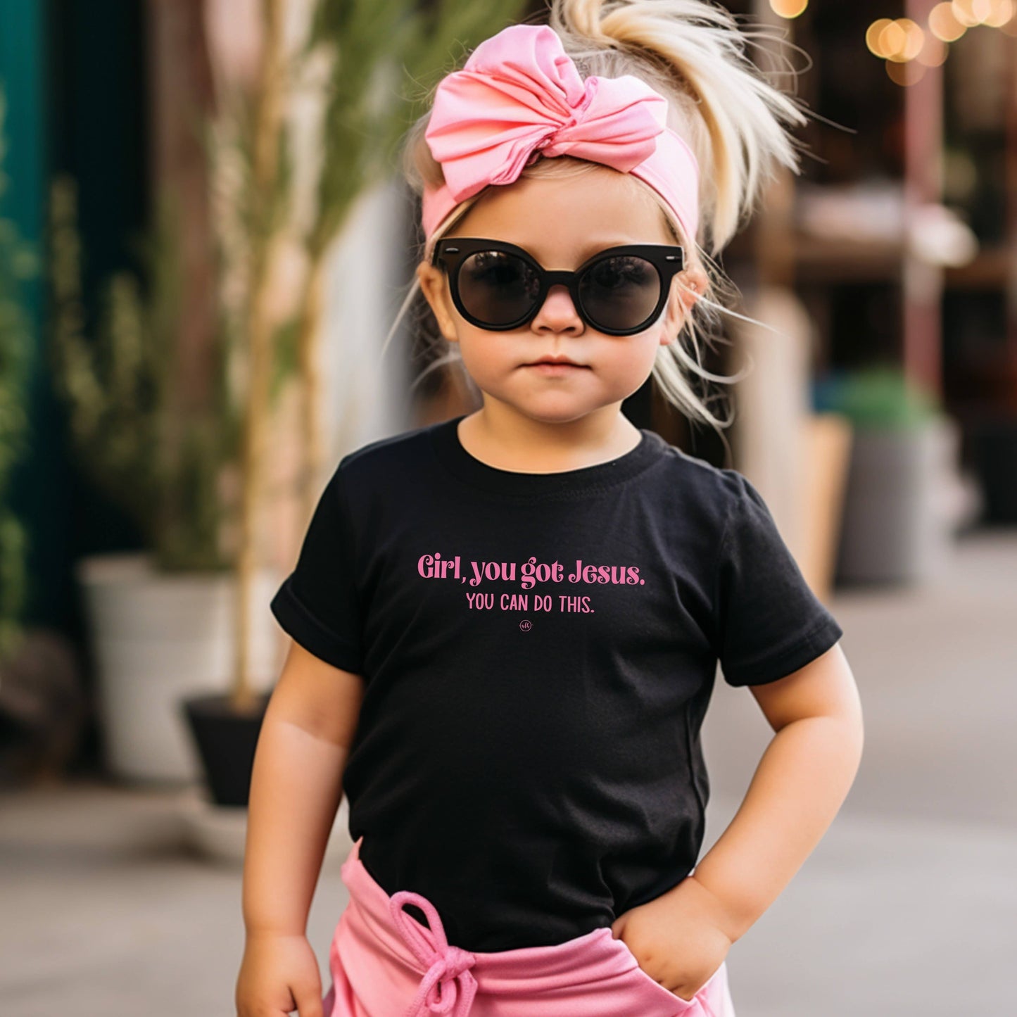 Girl, you got Jesus You can do this Kids ChristianTee