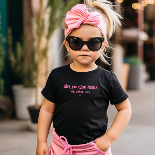 Girl, you got Jesus You can do this Kids ChristianTee