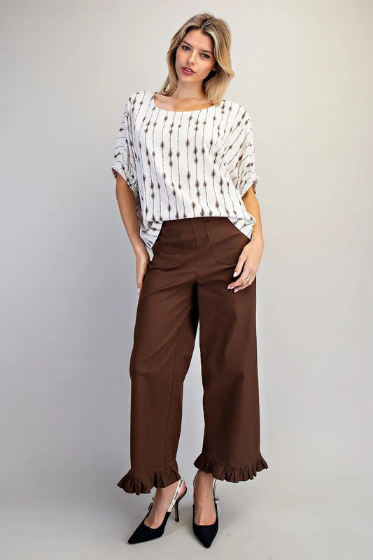 Geometric Dolman Sleeve Blouse by EE:SOME