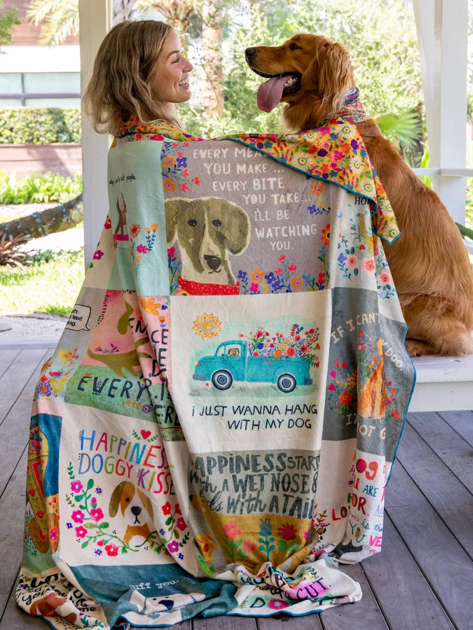 NL XL Double-Sided Cozy Blanket Dog Lover