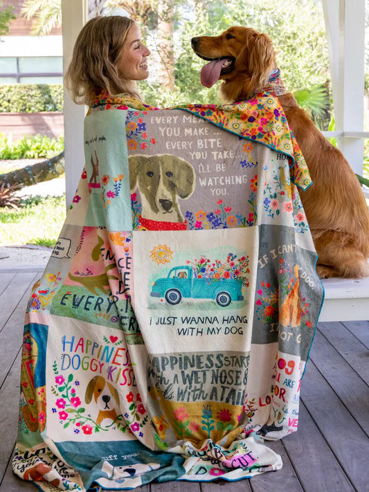 NL XL Double-Sided Cozy Blanket Dog Lover