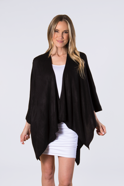 Black Bordeaux Cardi Wrap