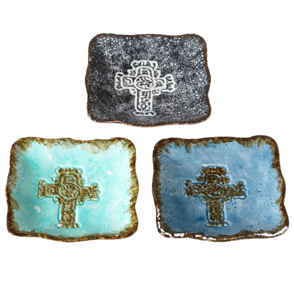 Cast Iron Cross Trinket Dish