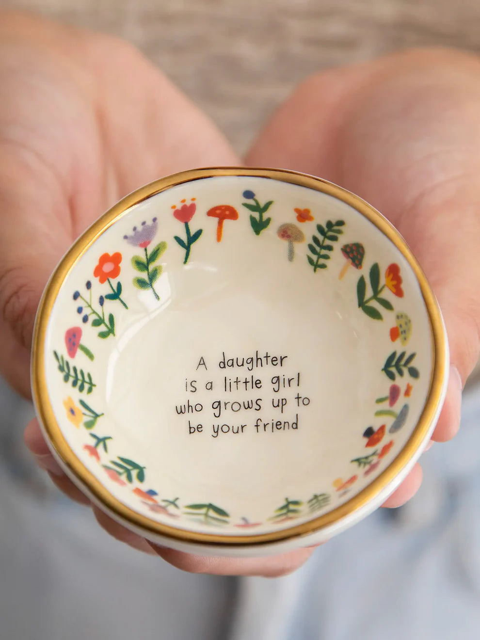 NL Ceramic Giving Trinket Bowl - Daughter Friend