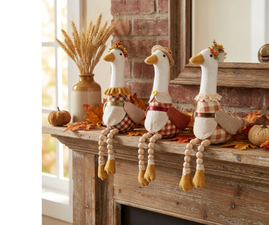 Stuffed Geese Shelfsitters