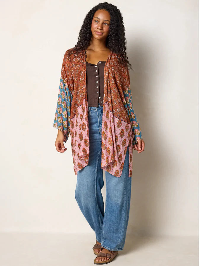 NL - Sierra Kimono Wildflower Tiles Rust