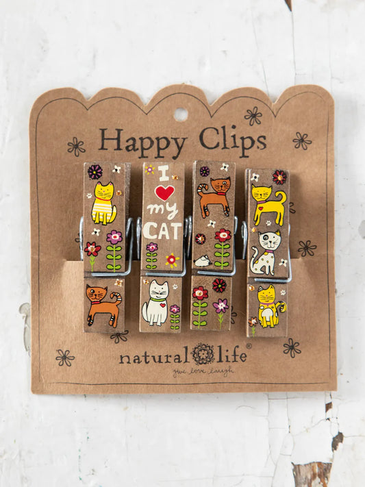 NL - Happy Clips - Cats - Set of 4
