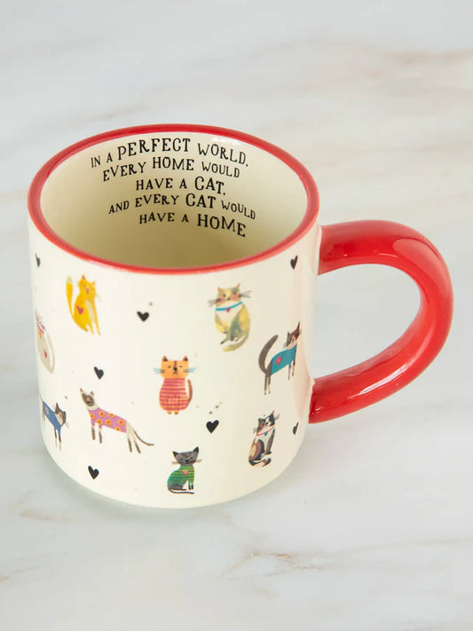NL Bungalow Mug - We Love Cats